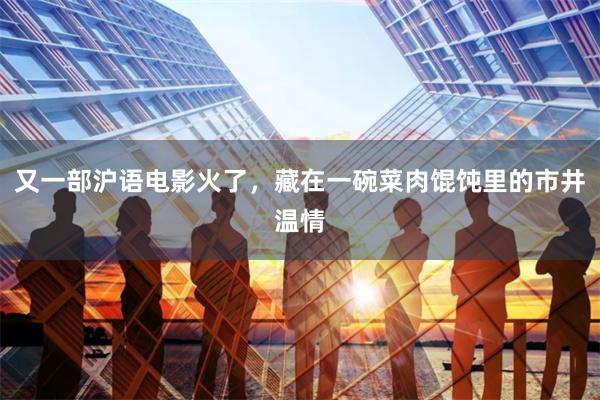 又一部沪语电影火了，藏在一碗菜肉馄饨里的市井温情
